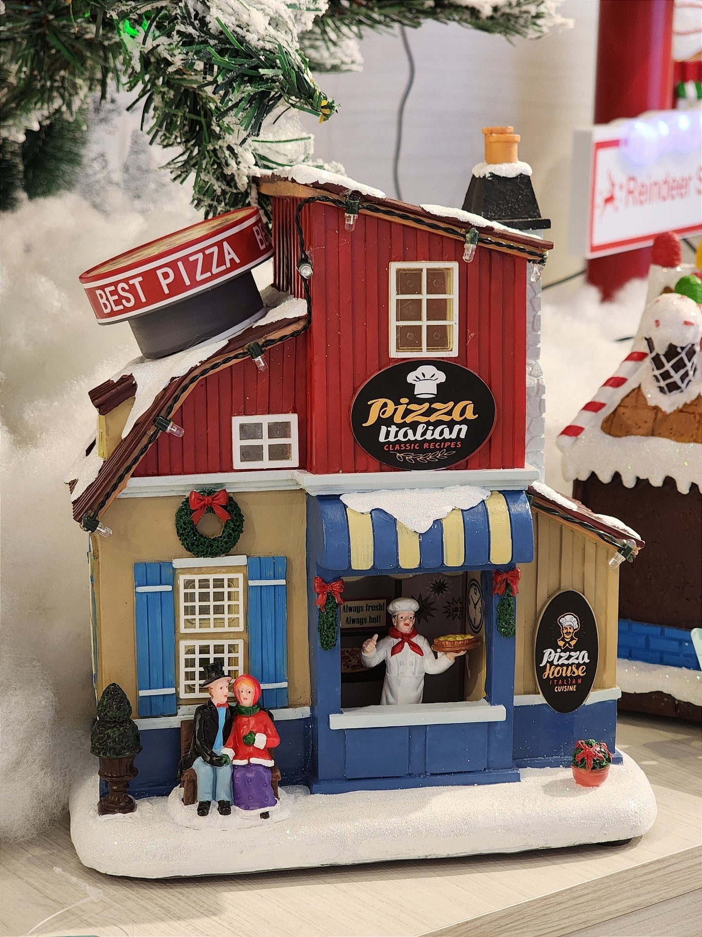 CENÁRIO VILA NATALINA PIZZARIA 23CM - PRÉ VENDA 2025