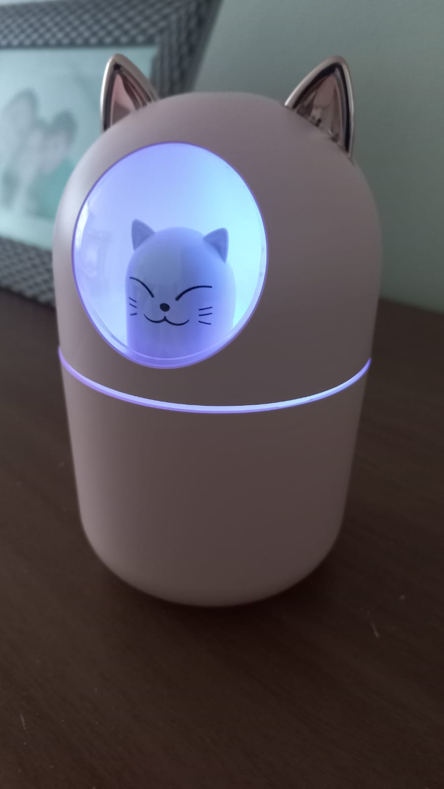 Umidificador Difusor Abajur Gatinho – Fofo e Funcional