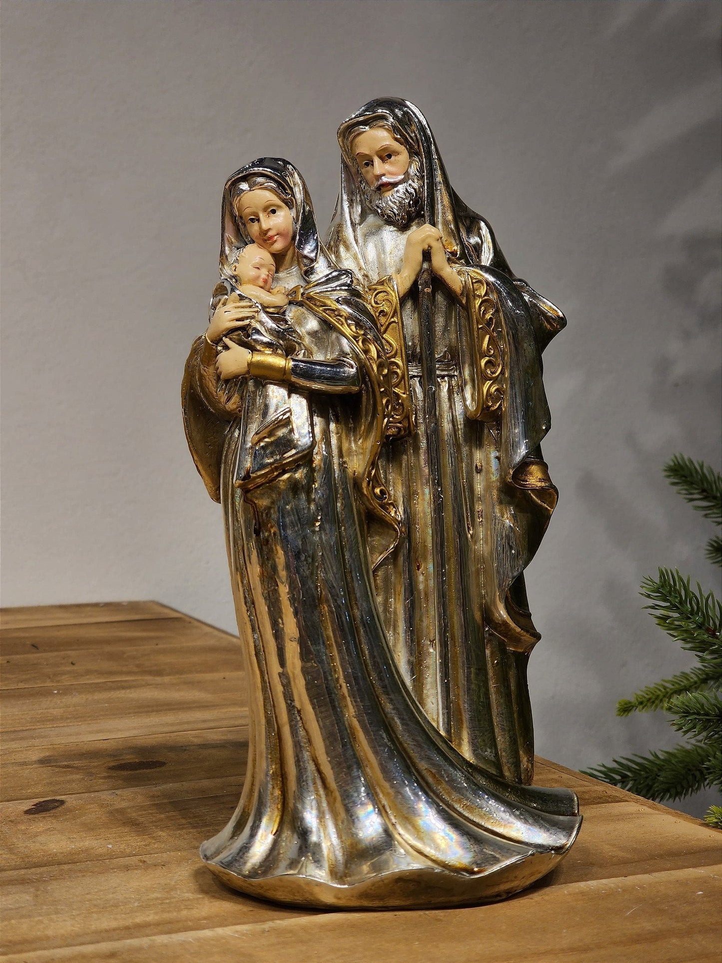 SAGRADA FAMÍLIA METALIZADA 24CM